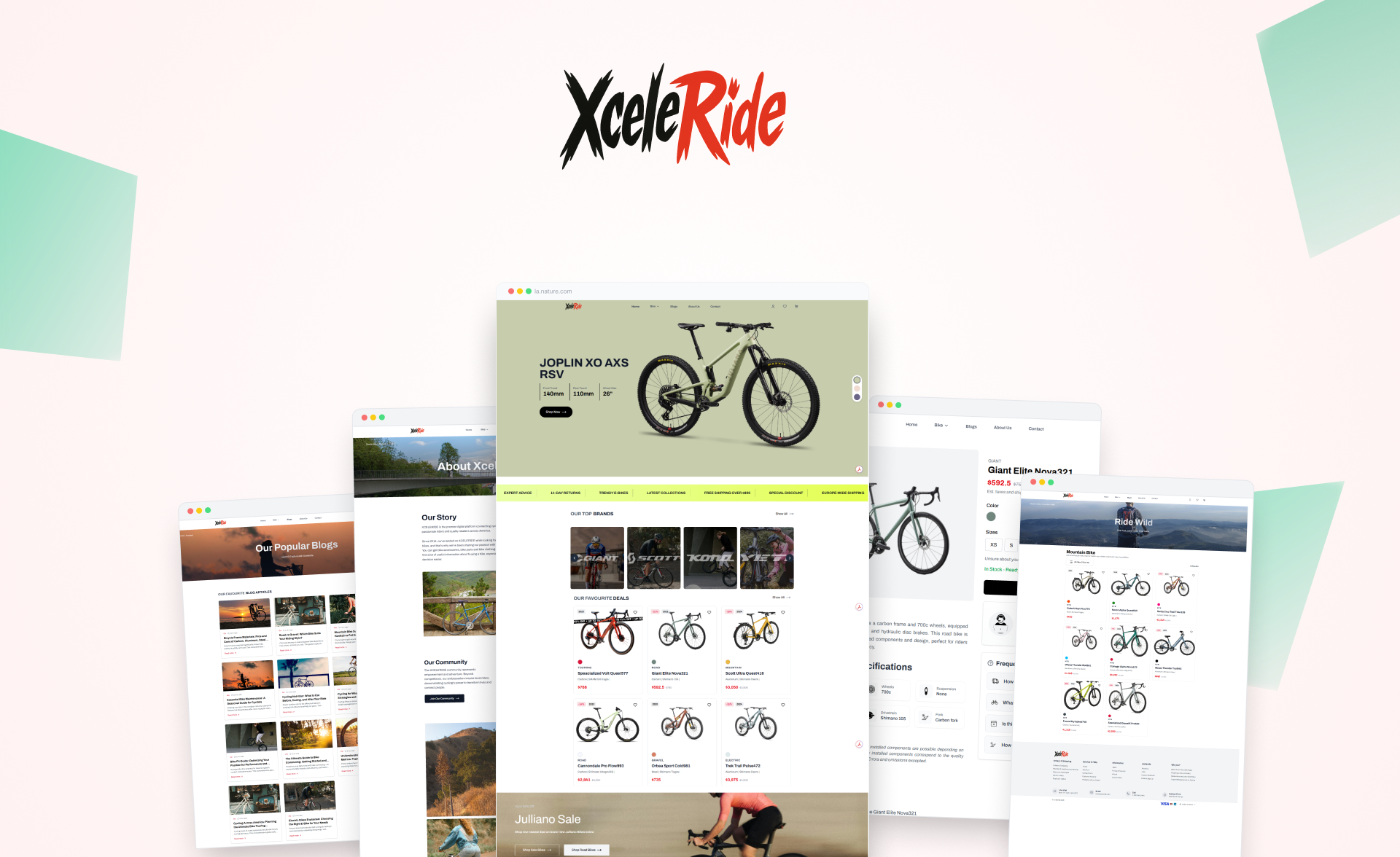 Xceleride Main View